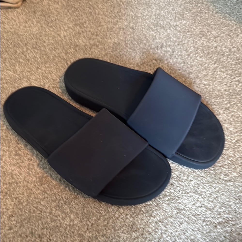 lululemon athletica Navy Slide Sandals